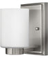 Miley 1-Light LED Single Light Vanity in Brushed Nickel