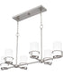 Seymour Medium 6-light Island Light Brushed Nickel