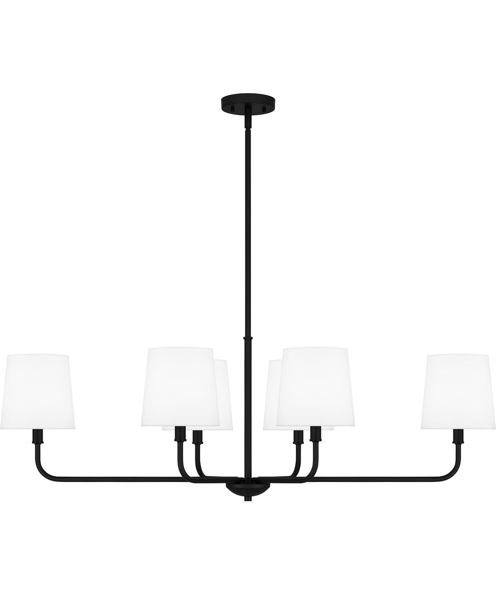 Gallagher Medium 6-light Island Light Matte Black