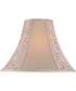 Lamp Shade Light Beige Bell Shade - 7"Tx18"Bx12"Sl