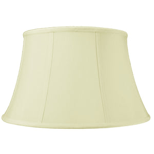 17"W x 10"H SLIP UNO FITTER Egg Shell Floor Shantung Lampshade