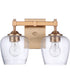 Stellen 2-Light Vanity Satin Brass