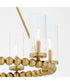 Tamara Day's Lee Boulevard 6-light Chandelier Aged Brass