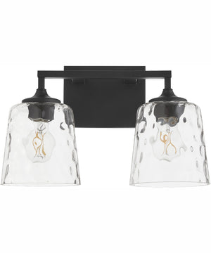 Eldorado 2-light Bath Vanity Light Matte Black