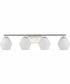 Copeland 4-Light Mid-Century Modern Vanity Light Brushed Nickel
