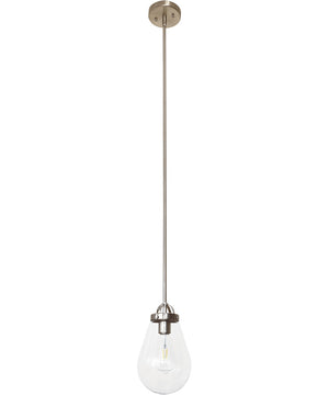 Nyla 1-Light Pendant Satin Nickel