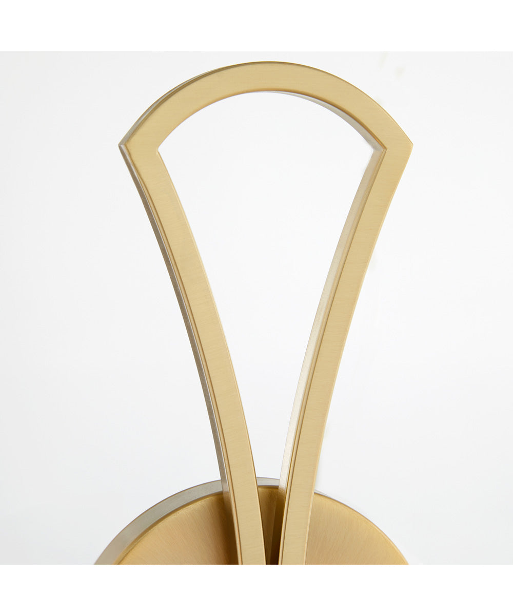 Maryse 2-light Wall Mount Light Fixture Aged Brass