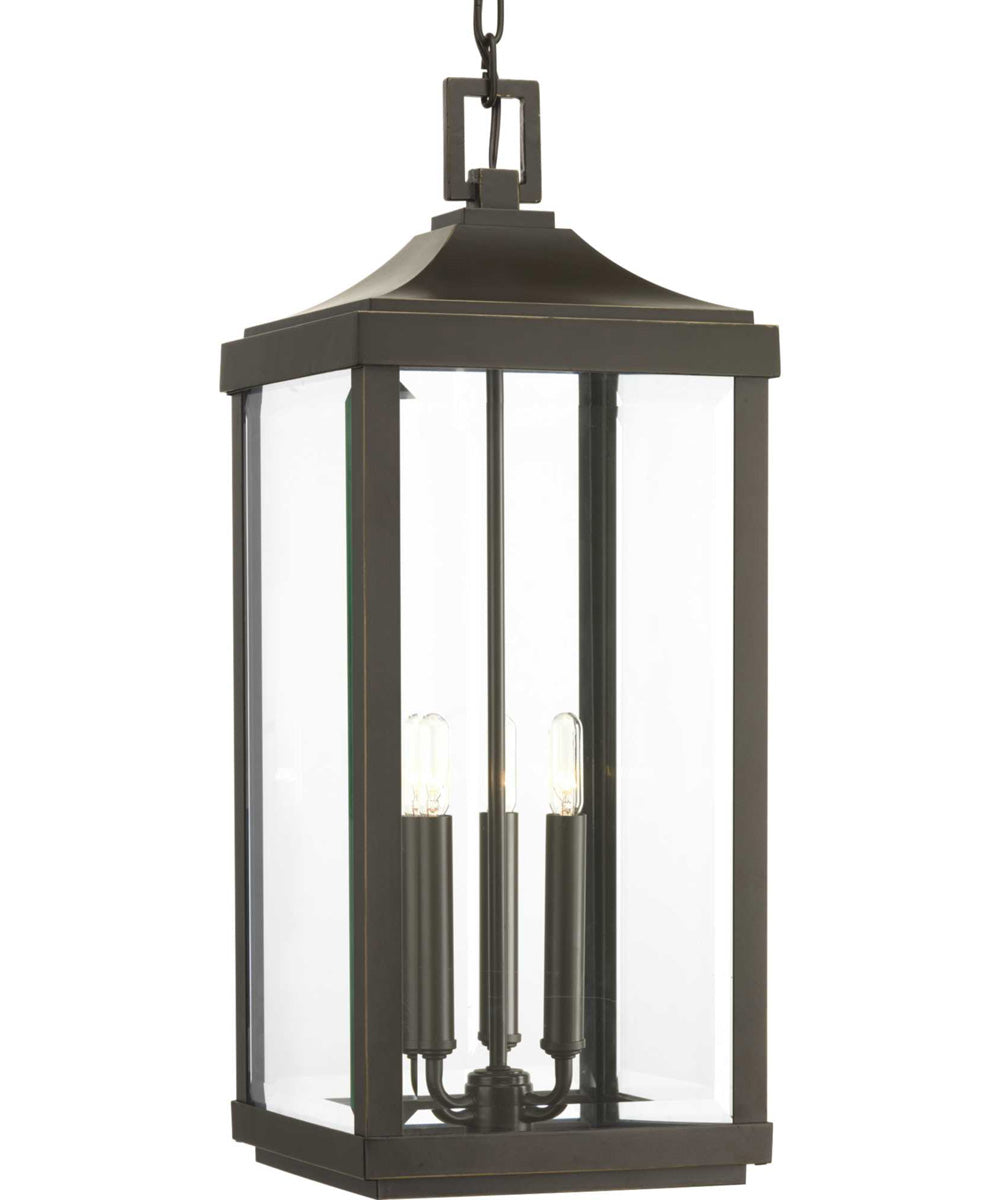 Gibbes Street 3-Light Hanging Lantern Antique Bronze