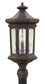 26"H Raley 4-Light LED Outdoor Pier Post Light in Oil Rubbed Bronze