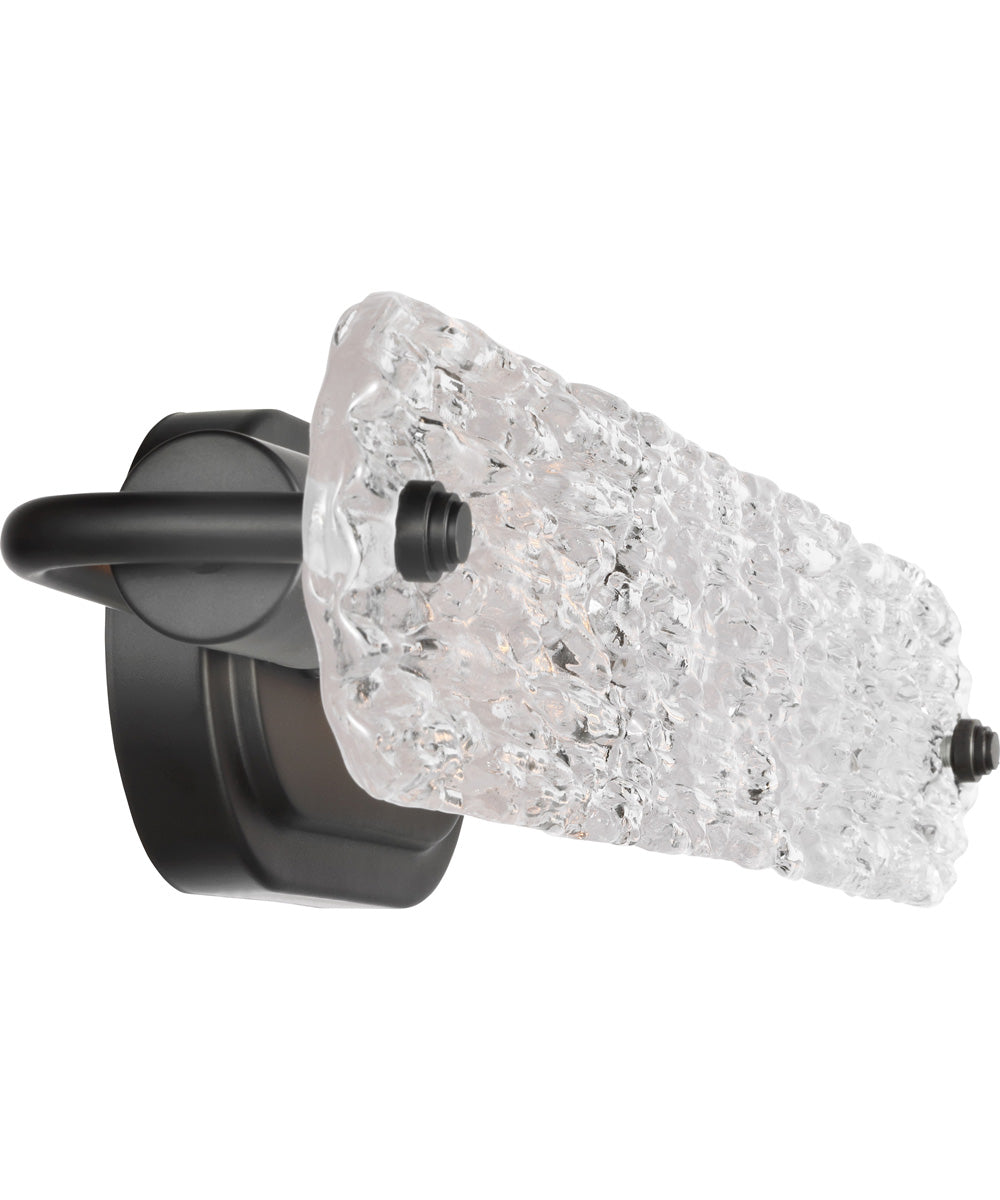 Glacier 2-Light Vanity & Wall Matte Black