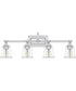 Nicholas Extra Large 4-light Bath Light Polished Chrome
