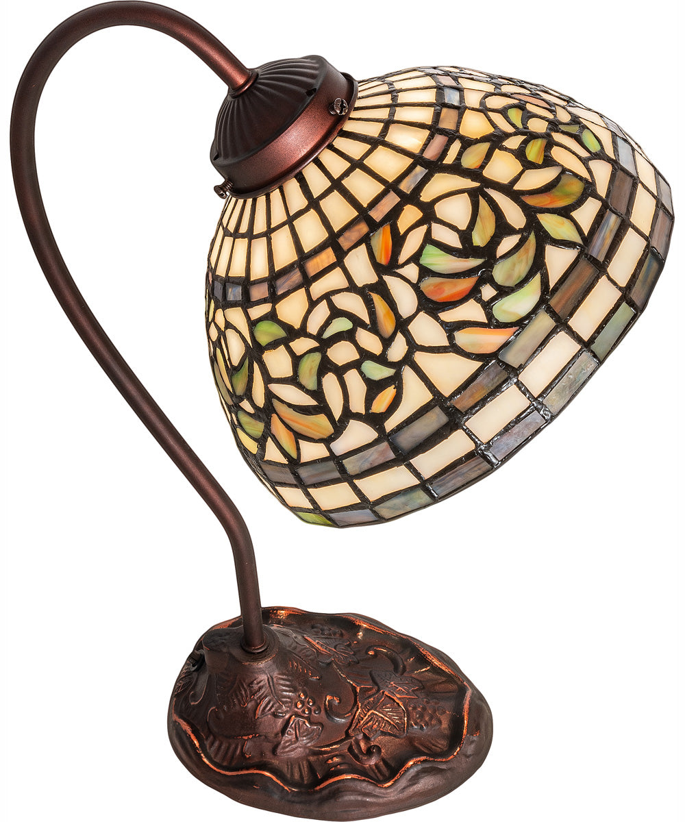 18" High Tiffany Turning Leaf Desk Lamp