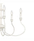 Adela 5-light Chandelier Antique White