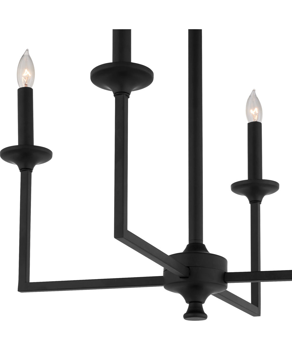 Eldorado 4-light Chandelier Matte Black