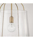Madison 1-Light Pendant Aged Brass