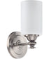 Dardyn 1-Light Wall Sconce Brushed Polished Nickel