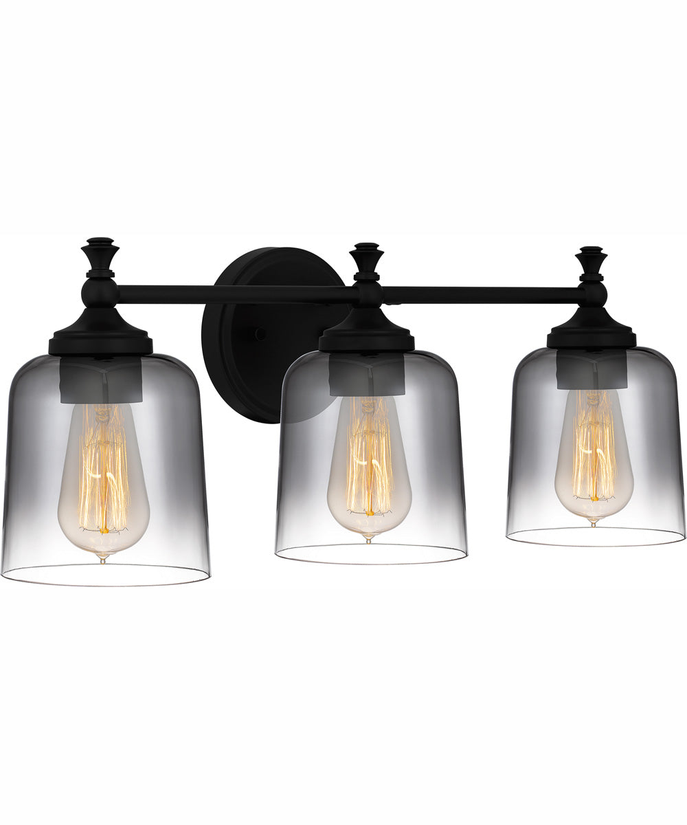Jenson Large 3-light Bath Light Matte Black
