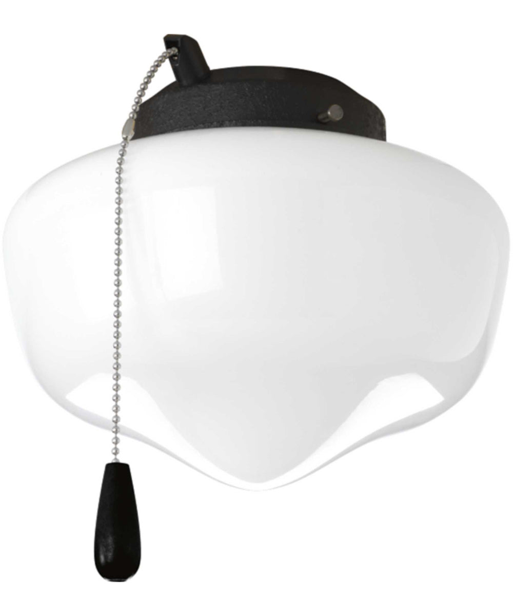 AirPro 1-Light Ceiling Fan Light Forged Black