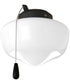 AirPro 1-Light Ceiling Fan Light Forged Black