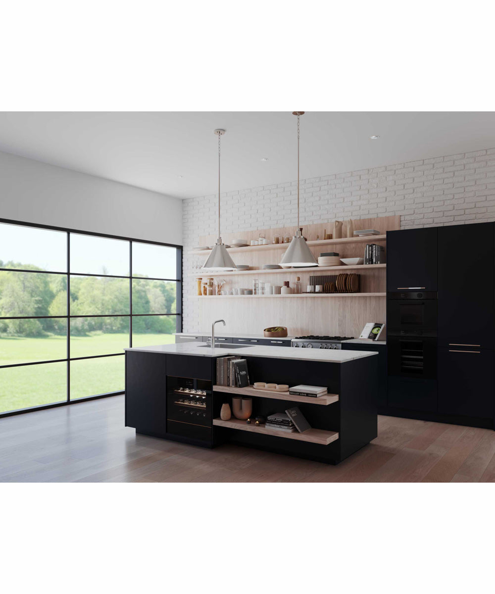 Hinton 1-Light Modern Farmhouse Pendant Brushed Nickel