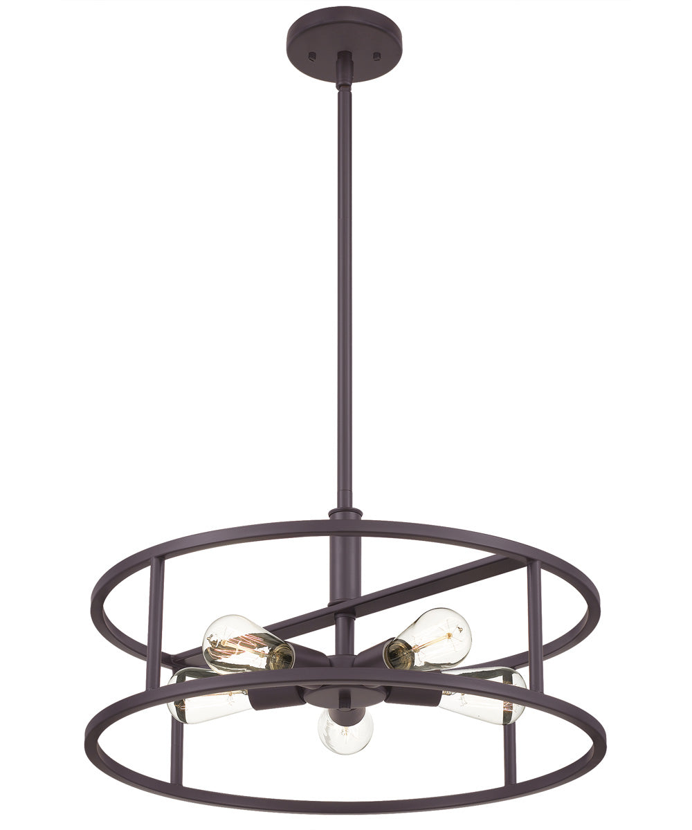 New Harbor 5-light Pendant Western Bronze