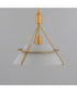 Lucas 1-Light Pendant Natural Aged Brass