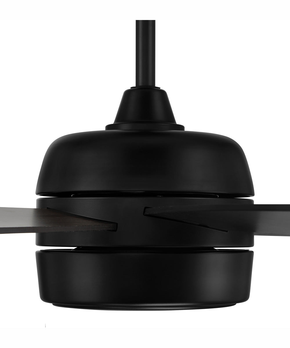 52" Trevor 1-Light Ceiling Fan Flat Black