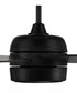 52" Trevor 1-Light Ceiling Fan Flat Black