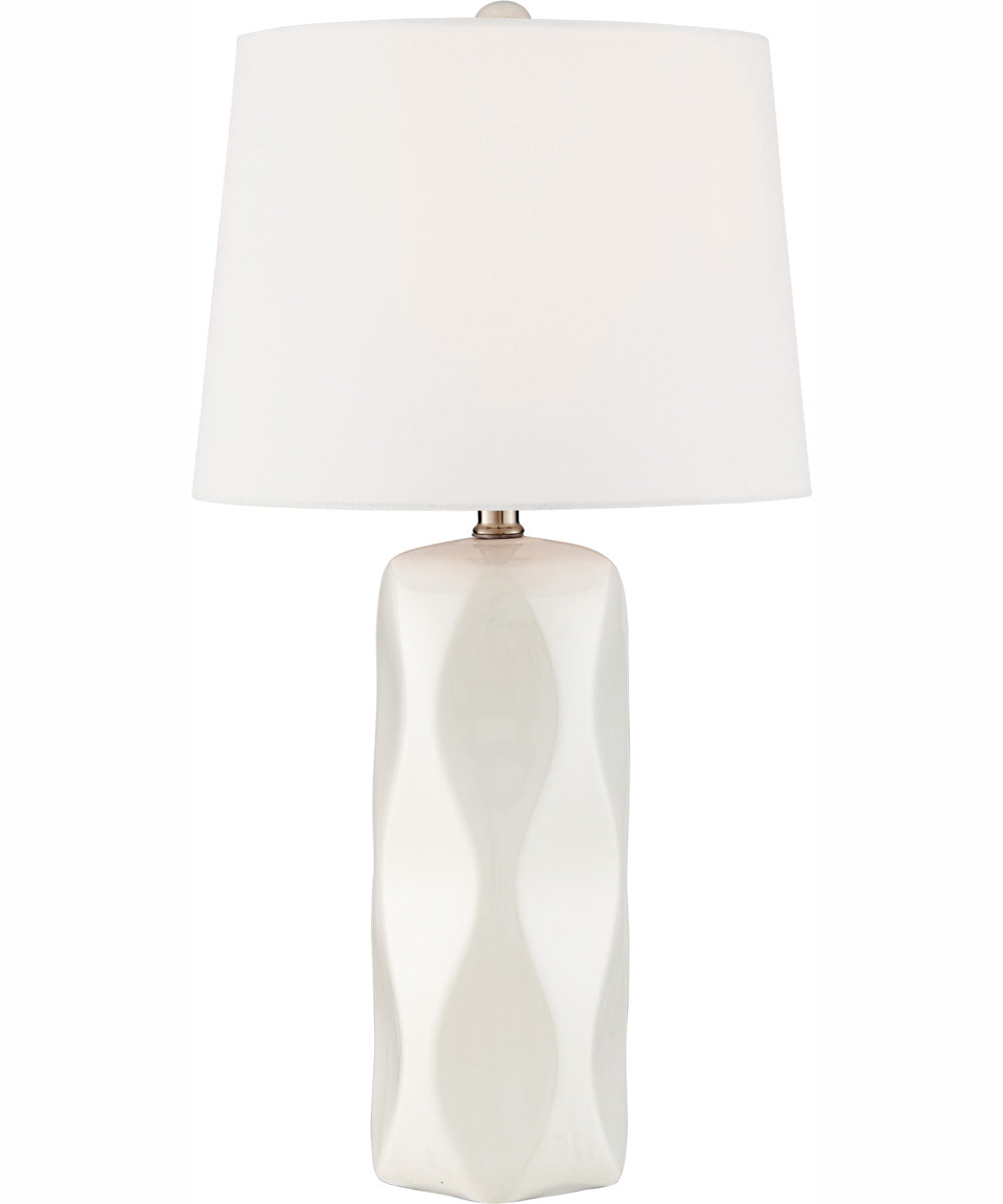 Odelia 2-Light 2 Pack-Table Lamp White Ceramichrome/ White Linen