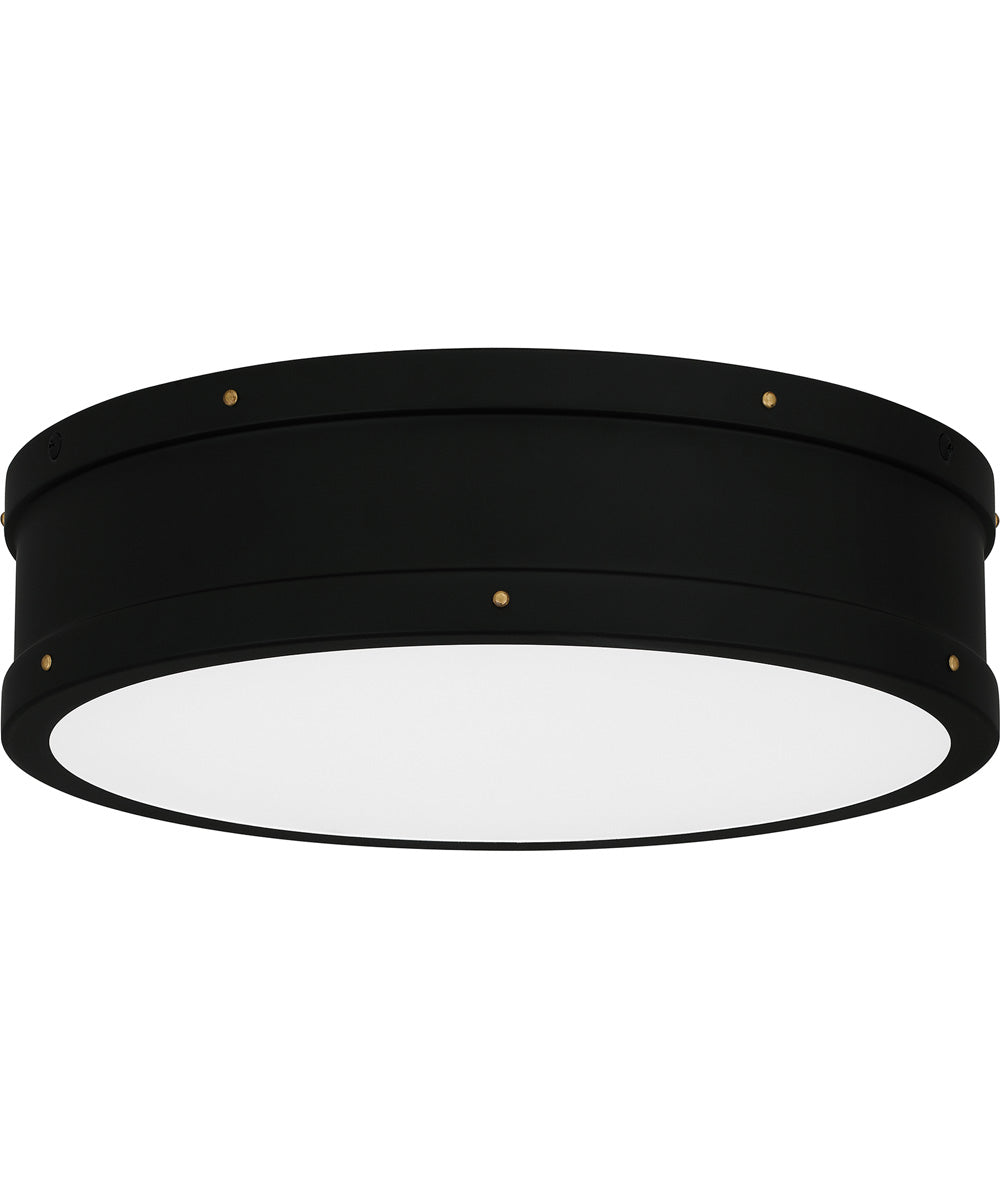 Quoizel Fixture Medium Flush Mount Matte Black