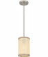 Syrah Small 1-light Mini Pendant Brushed Nickel