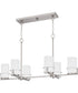 Seymour Medium 6-light Island Light Brushed Nickel
