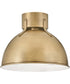 Argo 1-Light Small Flush Mount in Heritage Brass
