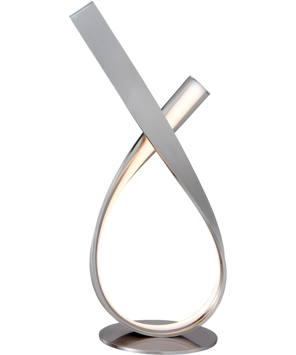 Royce 1-Light Led Table Lamp Brushed Nickel