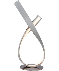 Royce 1-Light Led Table Lamp Brushed Nickel