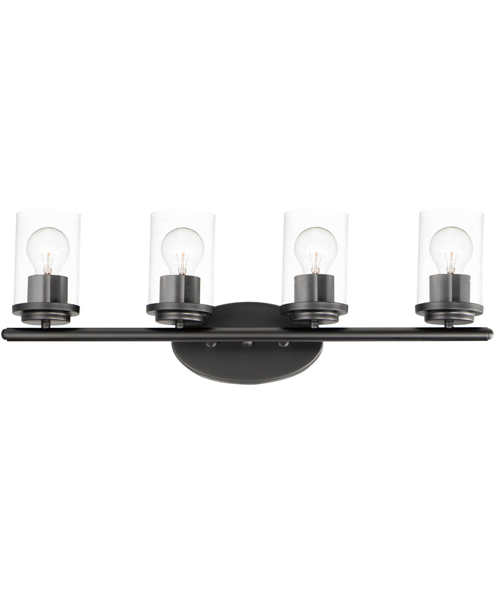 Corona 4-Light Bath Vanity Black