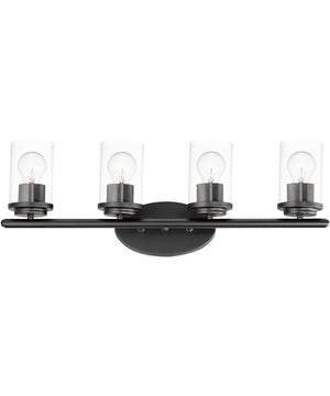 Corona 4-Light Bath Vanity Black