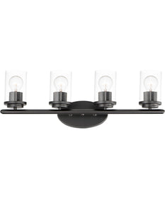 Corona 4-Light Bath Vanity Black