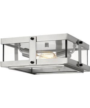 Beck 2-light Flush Mount Brushed Nickel