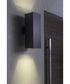 6" LED Square Up/Down Outdoor Wall Mount Fixture Metallic Gray
