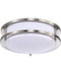 Glamour  Close-to-Ceiling Brushed Nickel