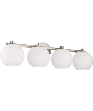 Ansley 4-Light Vanity Brushed Nickel