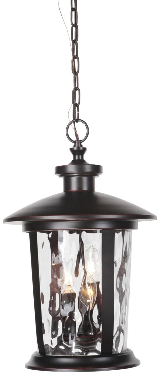 12"W Summerhays 3-Light Outdoor Pendant Oiled Bronze Gilded