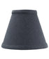 6"W x 5"H Textured Slate Blue Chandelier Lamp Shade -