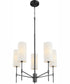 Hamilton 5-light Chandelier Matte Black