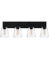 Dacosta Extra Large 4-light Bath Light Earth Black