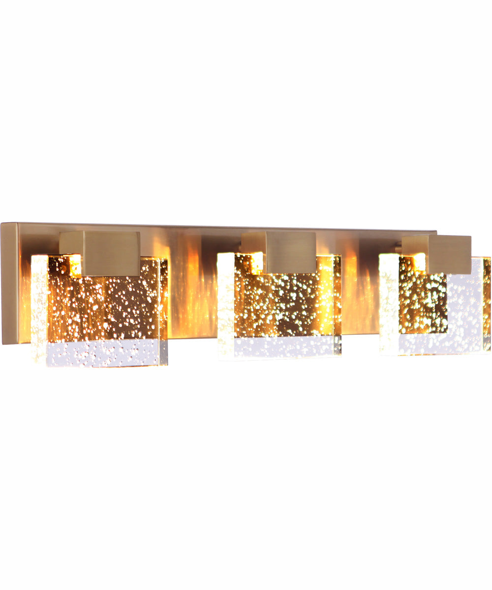 Alamere 3-Light Vanity Satin Brass