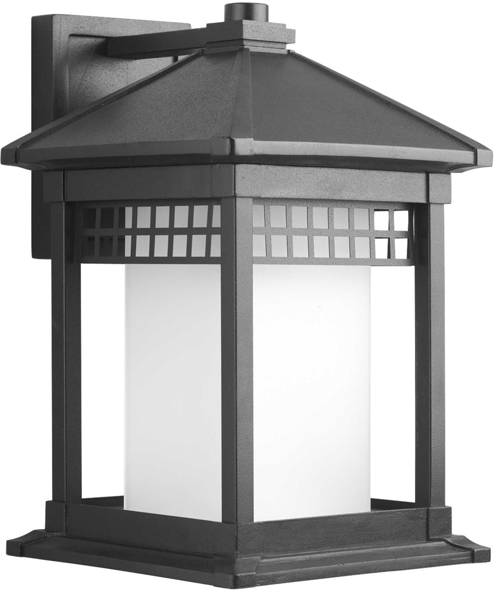Merit 1-Light Wall Lantern Textured Black