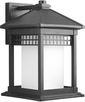 Merit 1-Light Wall Lantern Textured Black