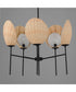 Maldives 5-Light Chandelier Black